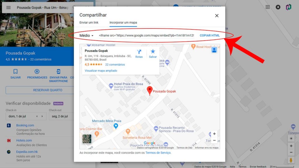 Como Incorporar o Mapa do Google Maps no Web Site do seu Hotel ...