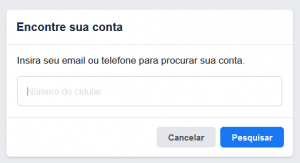 Como recuperar uma conta do Facebook